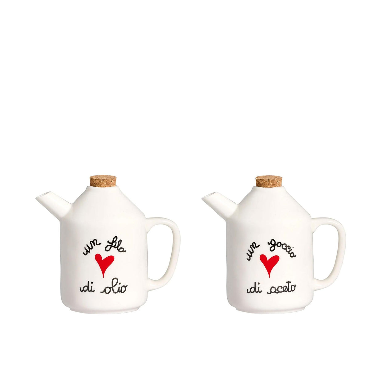 SIMPLE DAY Oil and Vinegar Set Cruet Vinegar Cruet A Thread of Oil A Drop of Vinegar 250ml Stoneware