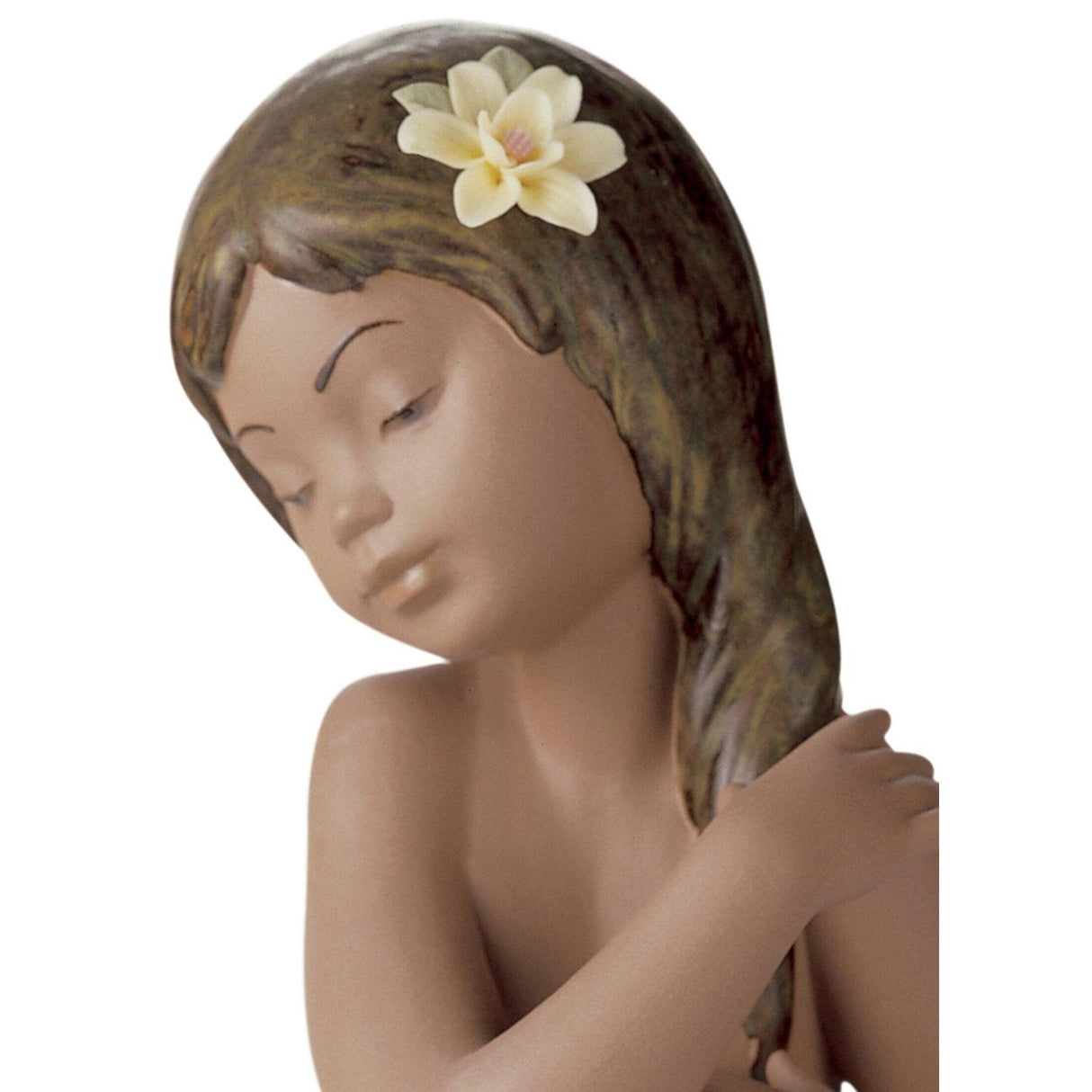 LLADRO' Figurina Bimba Brezza Del Pacifico 20x13cm Porcellana