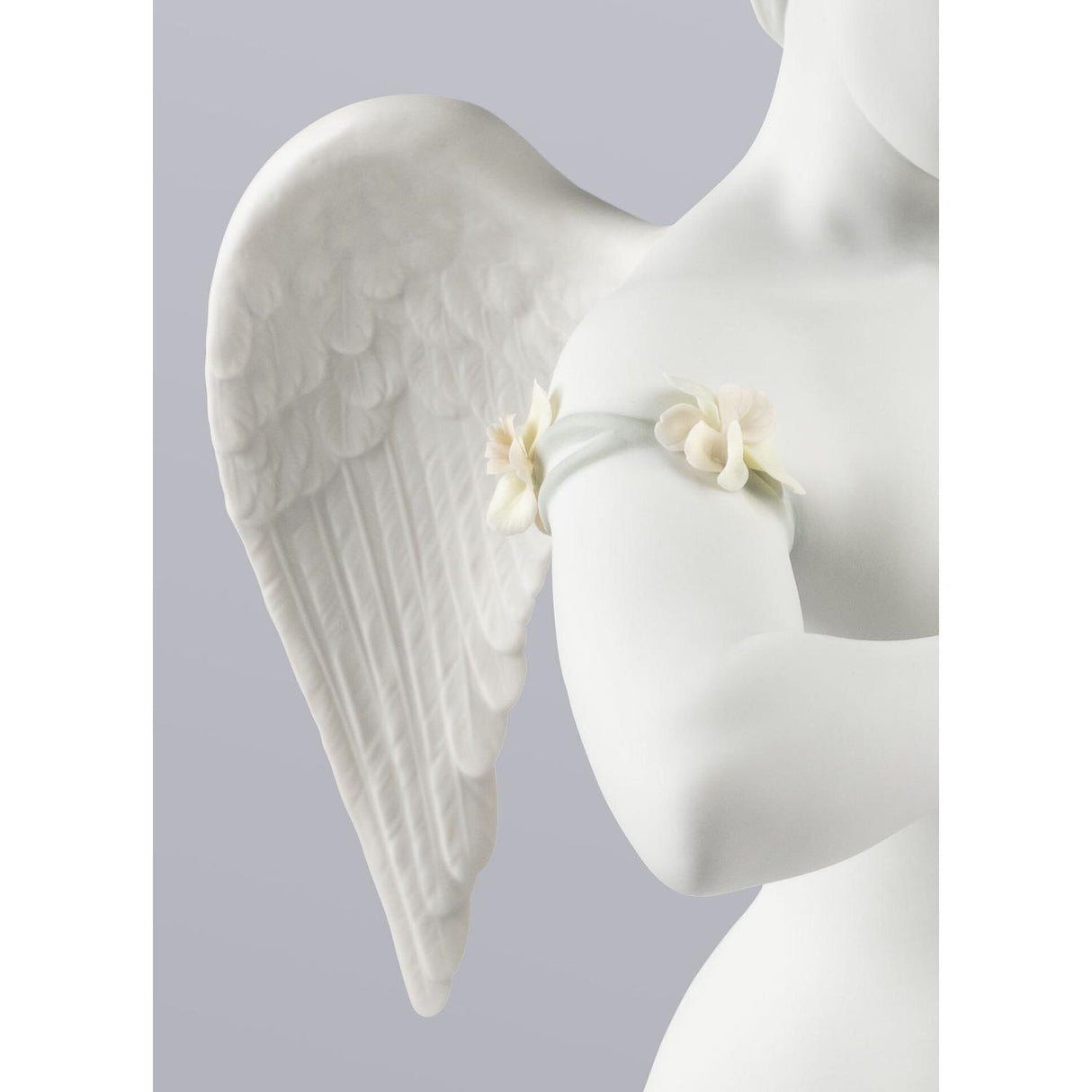 LLADRO' Figurina Angelo Cuore Celestiale 29x20cm Porcellana