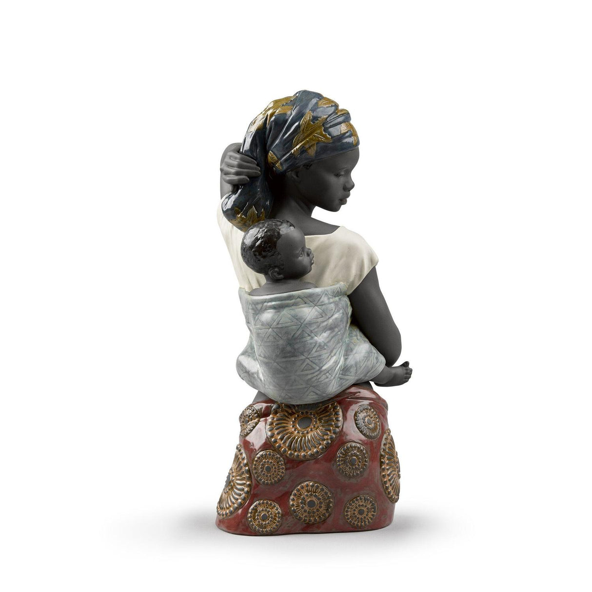Lladró Figurina Sapore Africano 38x20cm Porcellana