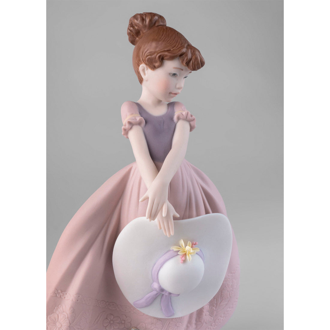 Lladró - Statua Scultura Figura Pamela al vento 01009533