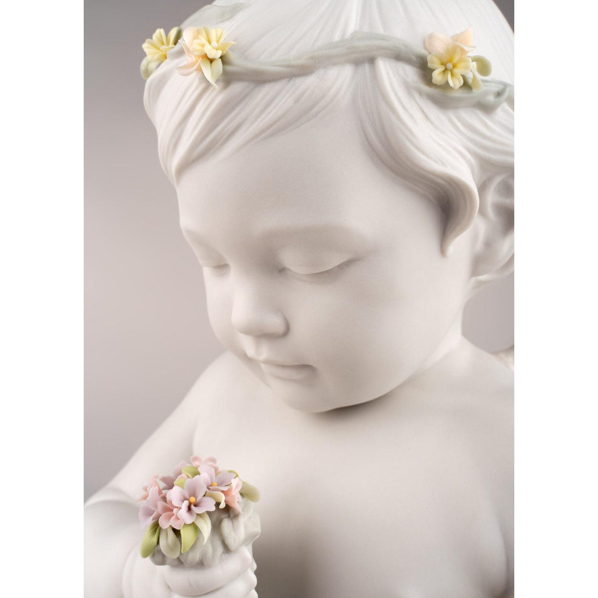 LLADRO' Angioletto Cherubino 32x32cm Porcellana