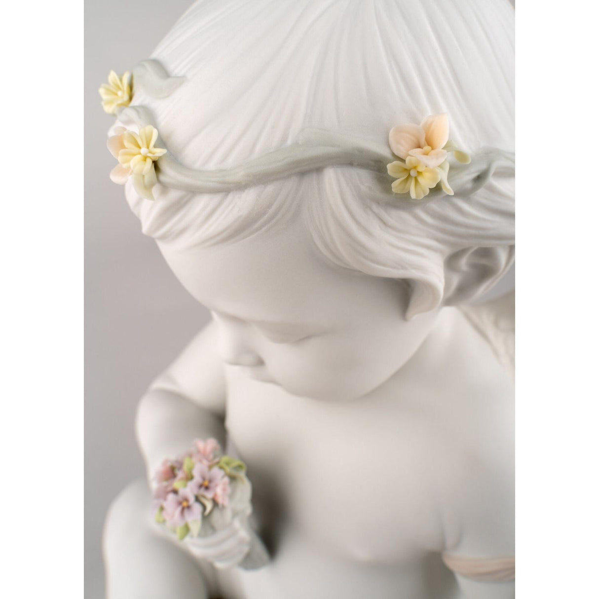 LLADRO' Angioletto Cherubino 32x32cm Porcellana