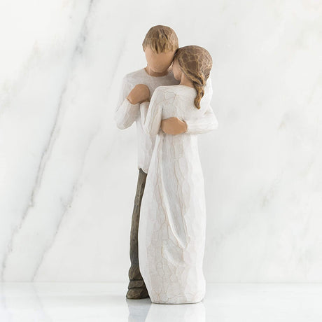 WILLOW TREE Figurina Statuina Promessa Design di Susan Lordi 23cm Resina