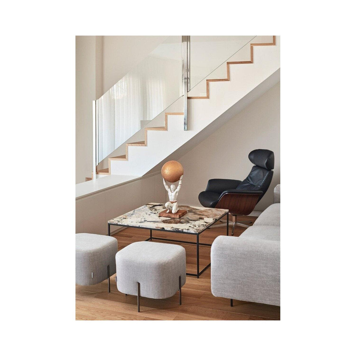 Lladró Scultura Atlante 55x22cm Porcellana