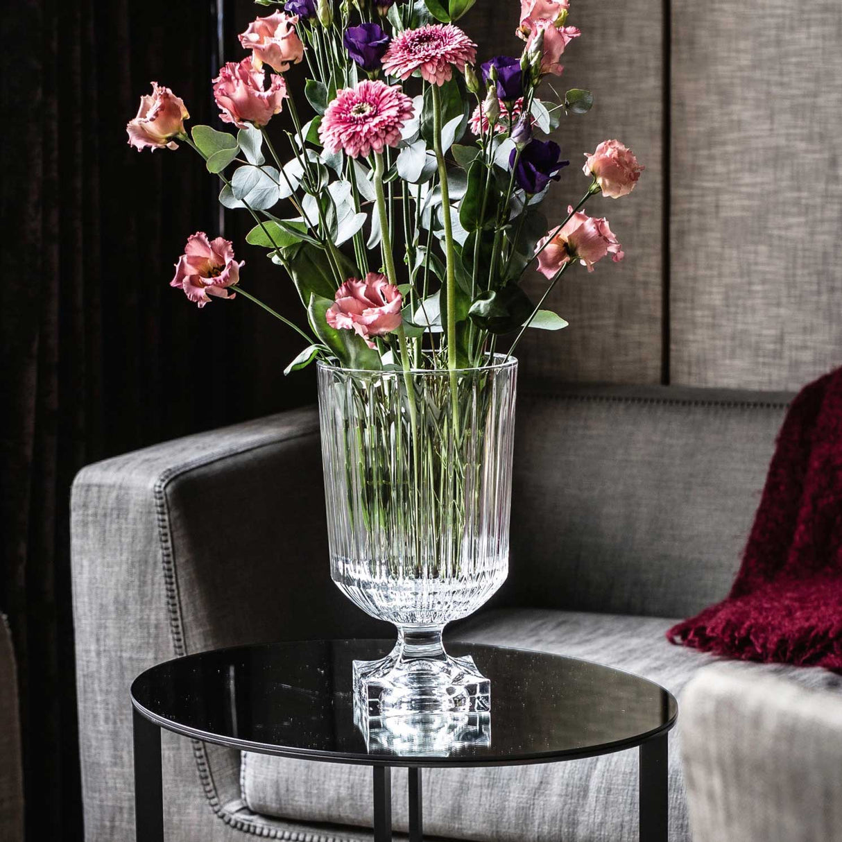 NACHTMANN - Minerva Vase 32cm Crystal