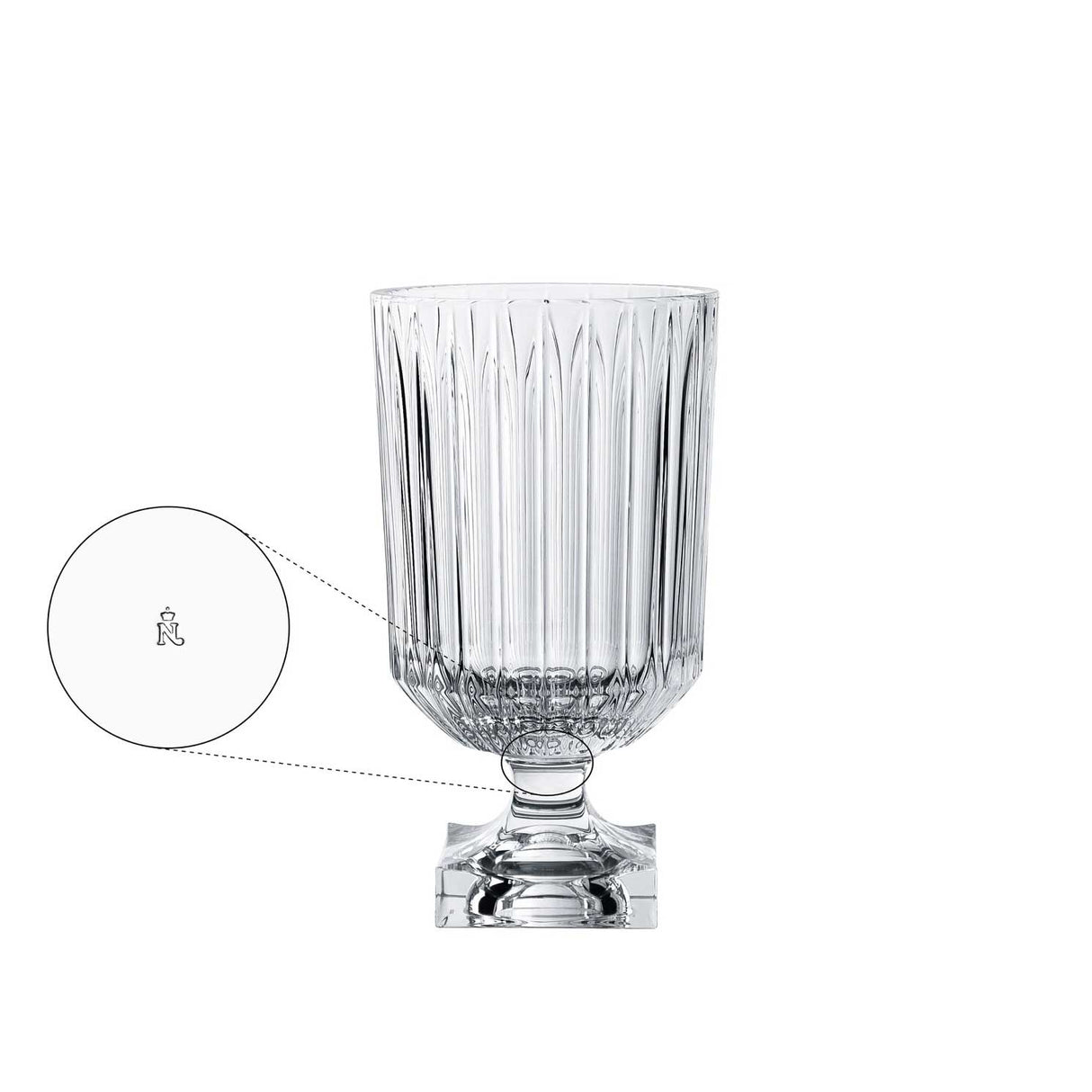 NACHTMANN - Minerva Vase 32cm Crystal