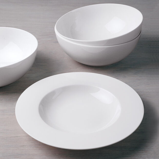 VILLEROY & BOCH Royal Set 6 Pieces Dinner Service Deep Plate 24cm Porcelain