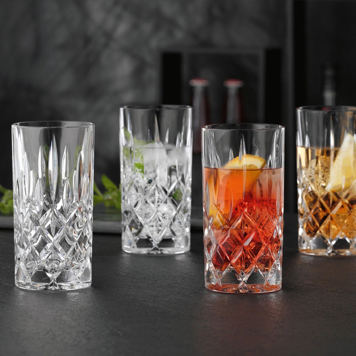 NACHTMANN Noblesse Bicchiere Alto Longdrink Set 4 Pezzi 395ml Cristallo