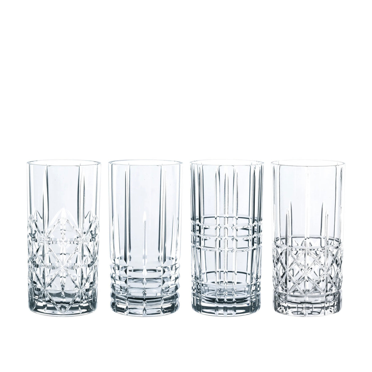 NACHTMANN Highland Bicchieri Longdrink Cocktail Set 4 Pezzi 445ml Cristallo