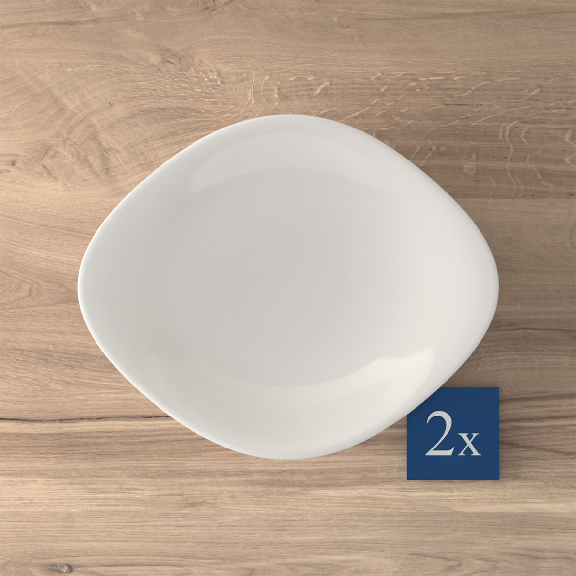 VILLEROY & BOCH Vapiano Set 2 Piatto da Pasta Scodelle Ciotole 440ml Porcellana