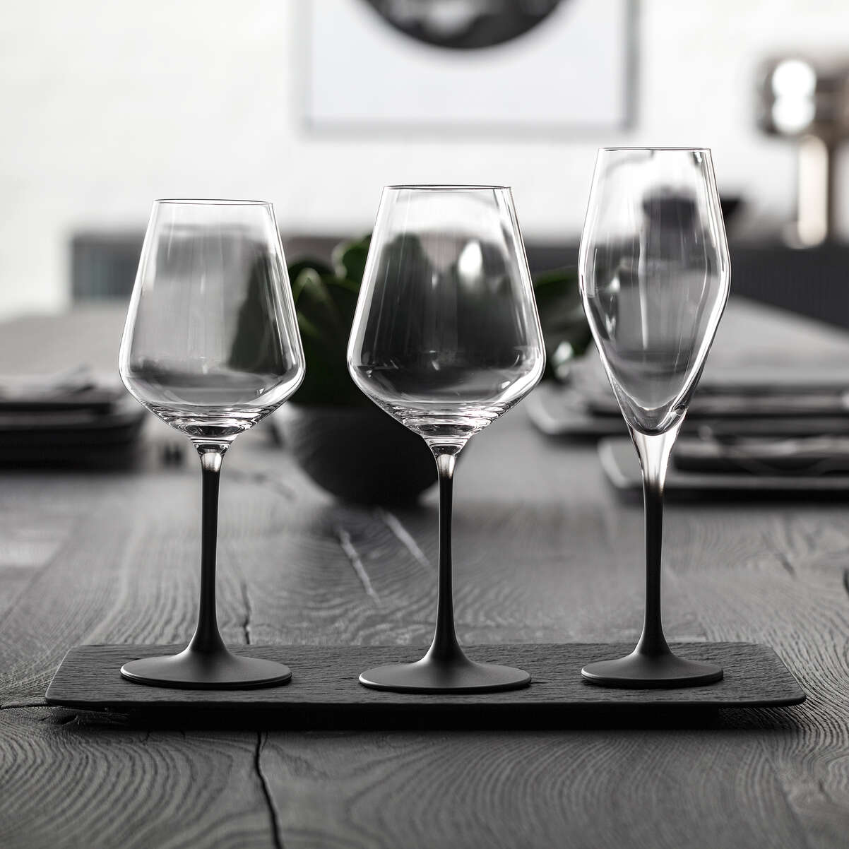 VILLEROY & BOCH Manufacture Rock Set of 4 Red Wine Glasses 470ml Crystal