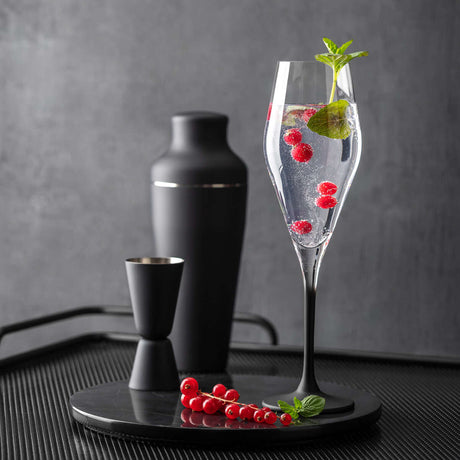 VILLEROY & BOCH Manufacture Rock Bicchieri Calice da Spumante Set 4 Pezzi 120ml Cristallo