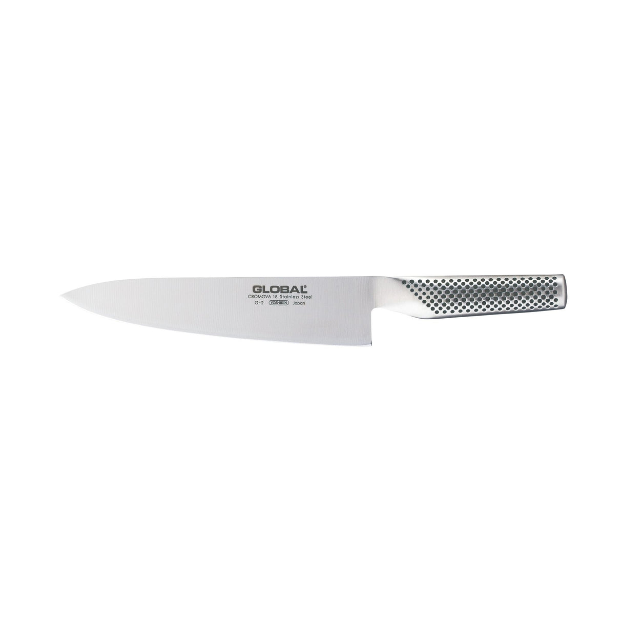 GLOBAL Coltello Cuoco 20cm in Acciaio Inox Cromova 18 G-02