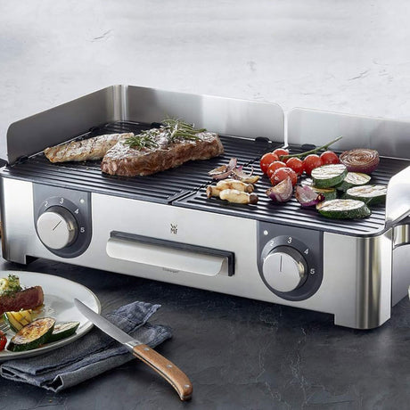 WMF BBQ Barbeque Lono Master Grill Elettrico 50x28cm Acciaio Inox 18/10