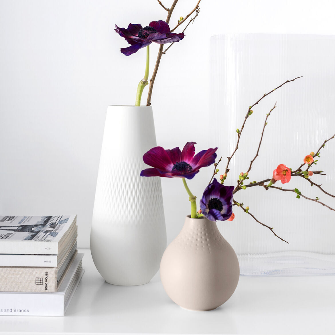 VILLEROY & BOCH - Manufacture Collier White Carré Vase 26cm 1016815515