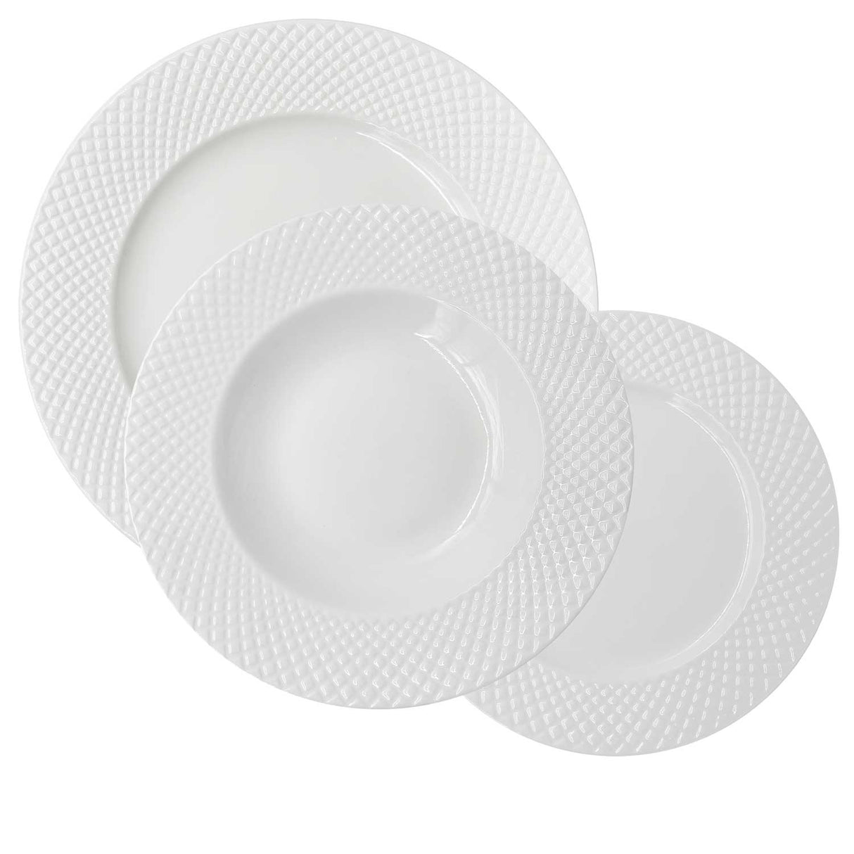 LA PORCELLANA BIANCA Reale Servizio Tavola Set Piatti 18 Pezzi Porcellana