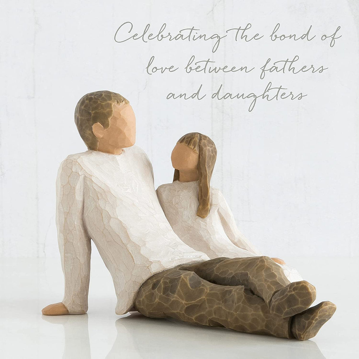 WILLOW TREE - Figurine Father and Daughter Resin 11.5cm 26031