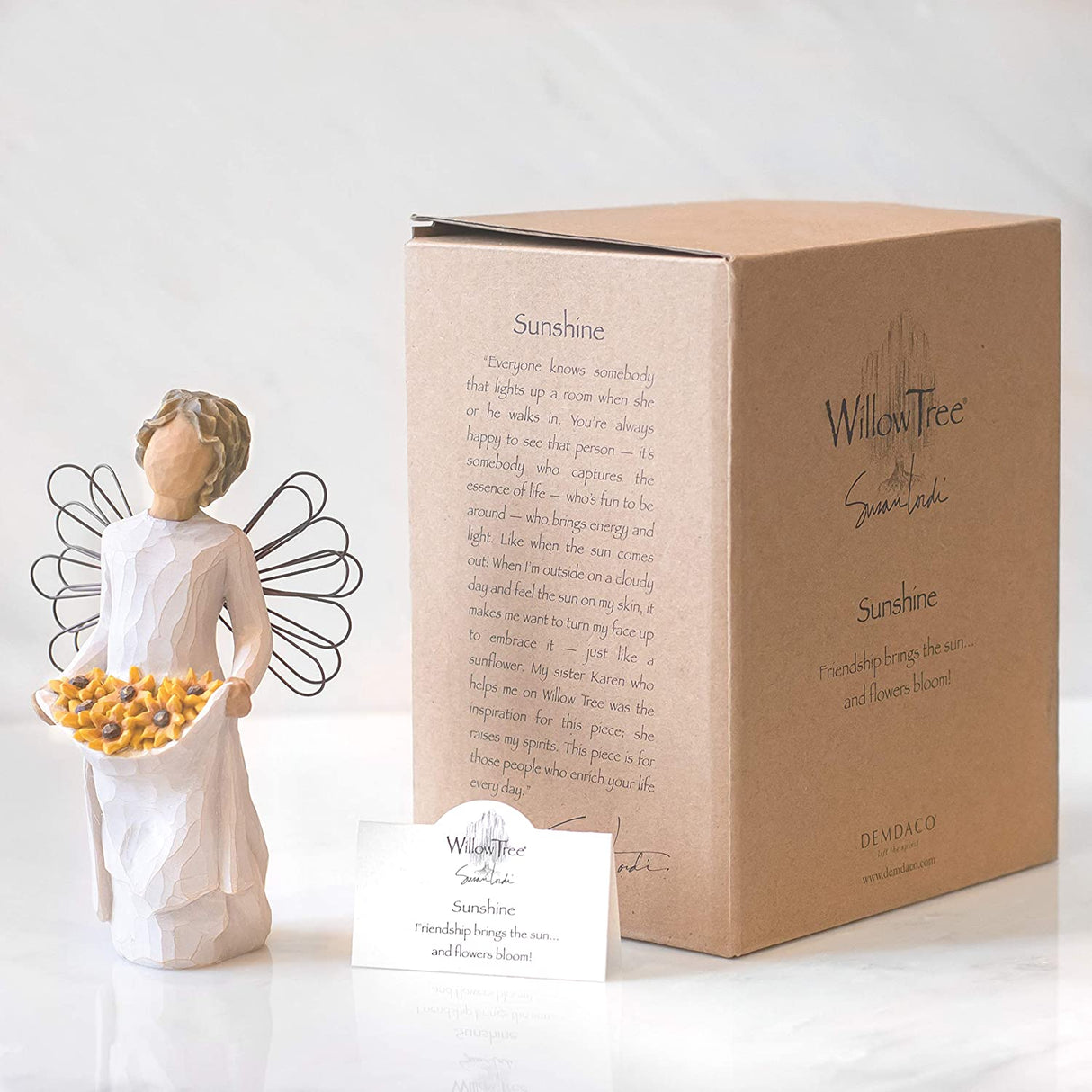 WILLOW TREE Figurina Statuina Raggio di Sole 13cm Resina