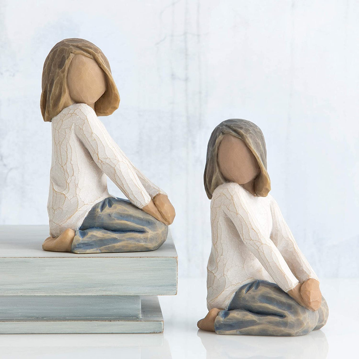 WILLOW TREE Figurina Statuina Bambino Felice 7,5cm Resina