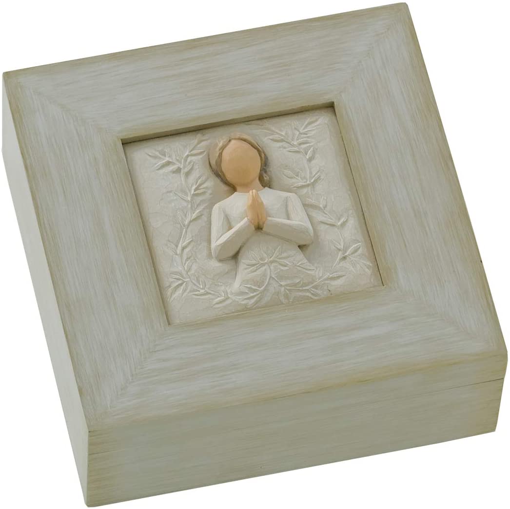 WILLOW TREE Scatola Box Porta Oggetti Un Albero Una Preghiera 13,5x13,5cm 26635