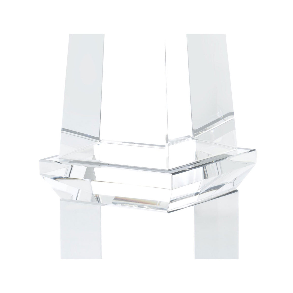 ABHIKA Obelisco Decorazione in Cristallo 57cm