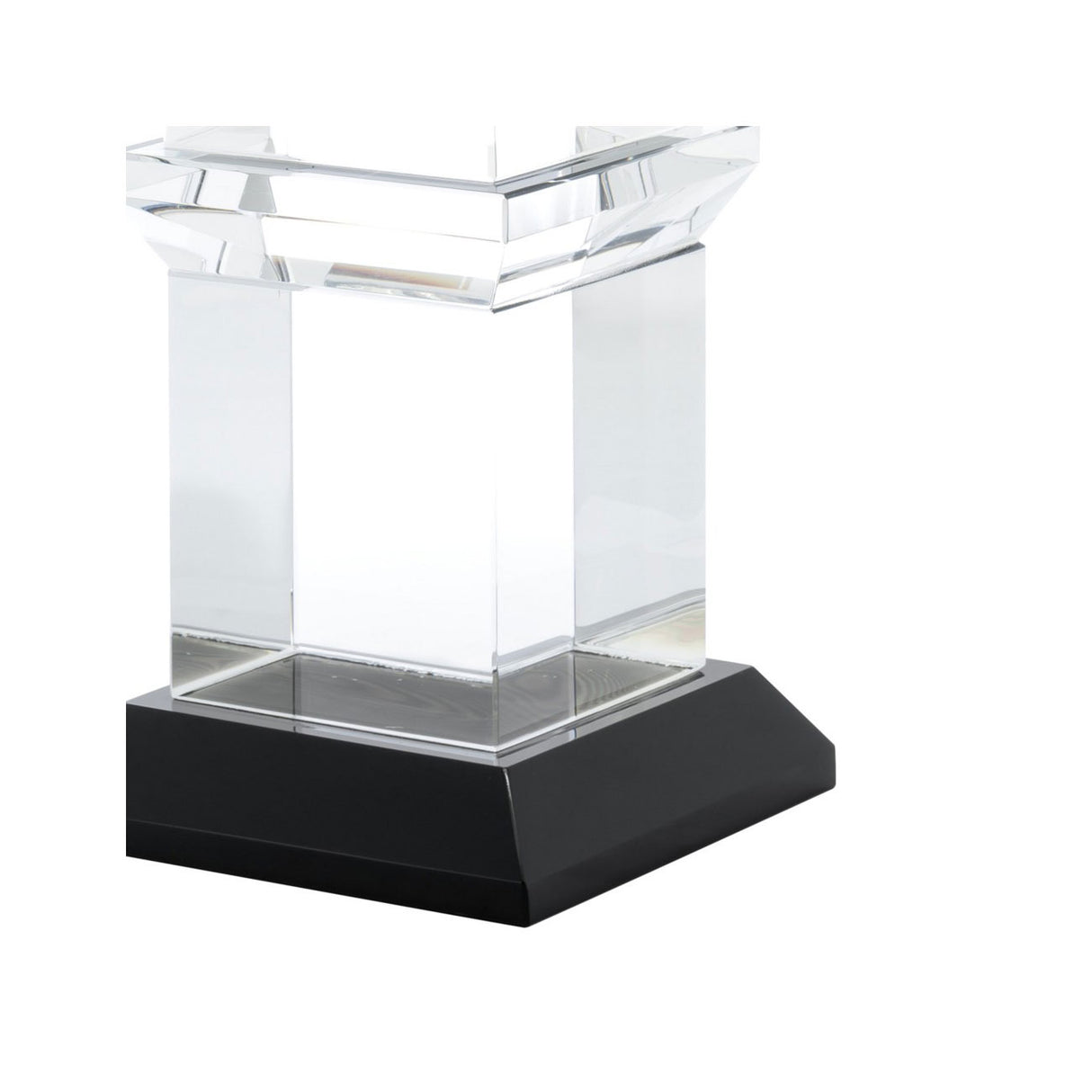 ABHIKA Obelisco Decorazione in Cristallo 57cm