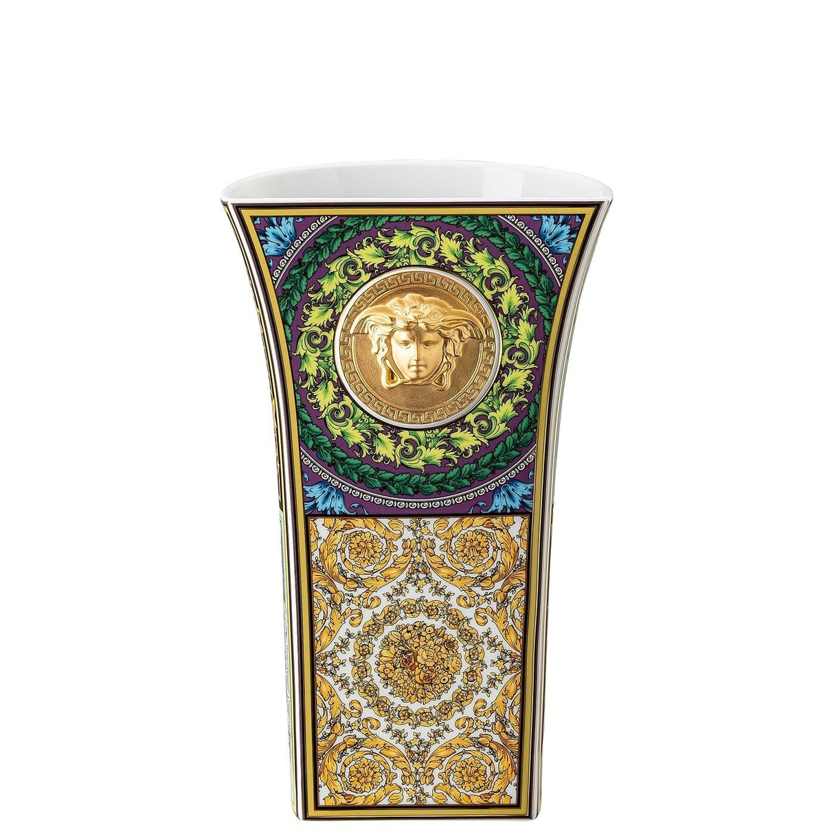 VERSACE Vaso da Fiori Barocco Mosaic 26cm Porcellana
