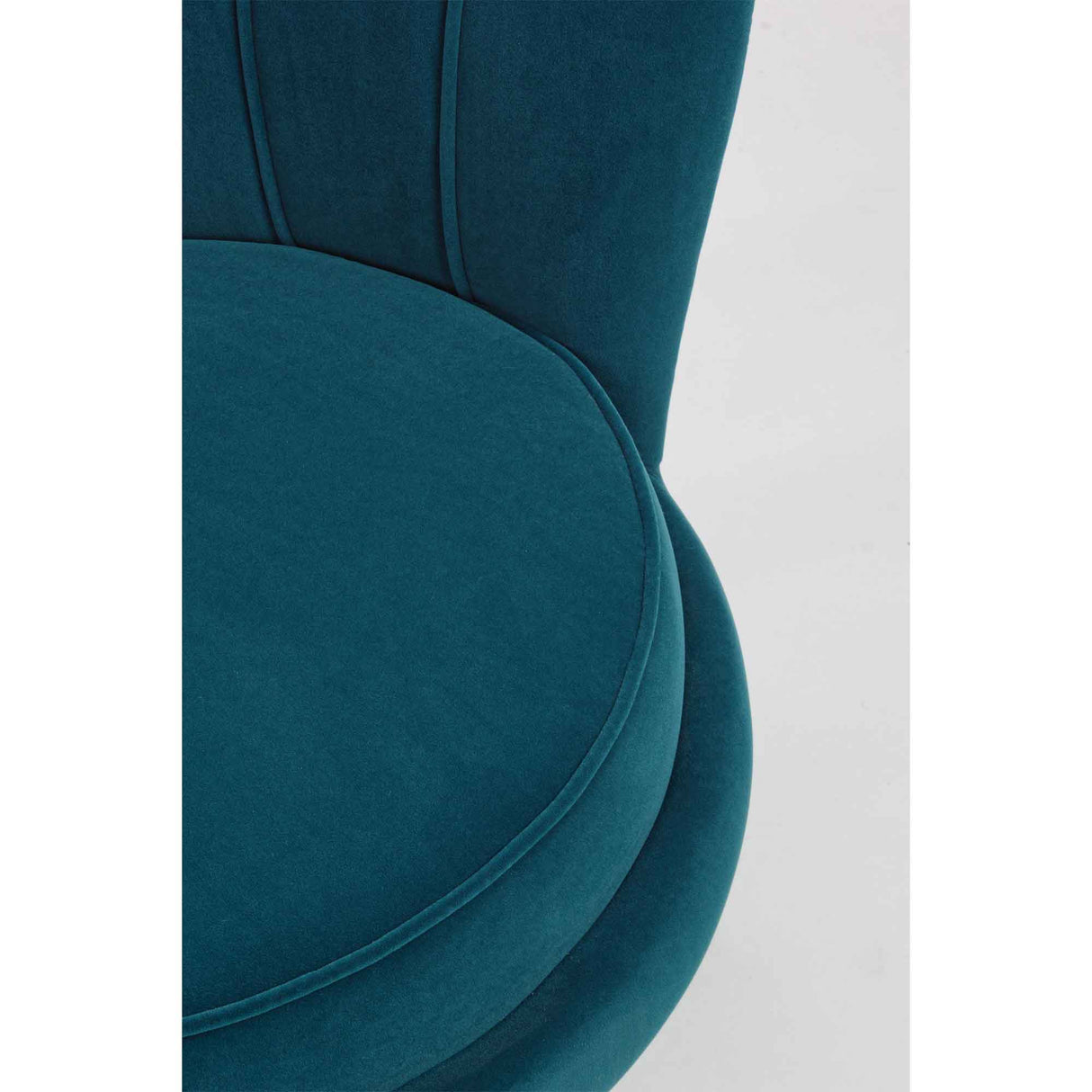 BIZZOTTO Armchair Giliola Peacock Blue Velvet Gold Legs 80x76x84cm 0743682