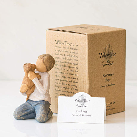 WILLOW TREE Figurina Statuina Ragazzo Design di Susan Lordi 7,5cm Resina