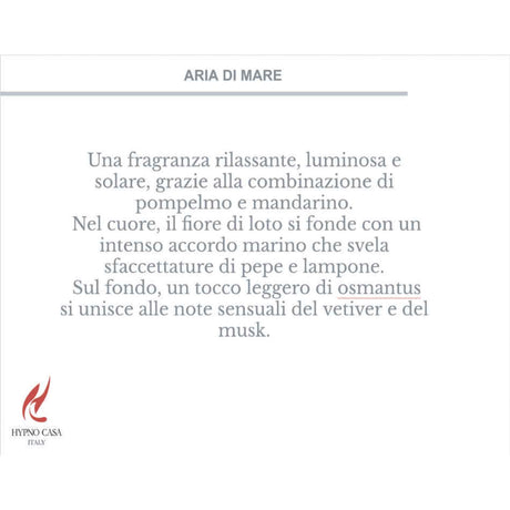 HYPNO CASA - Profumatore Diffusore Ricarica Aria di Mare Eco 200ml