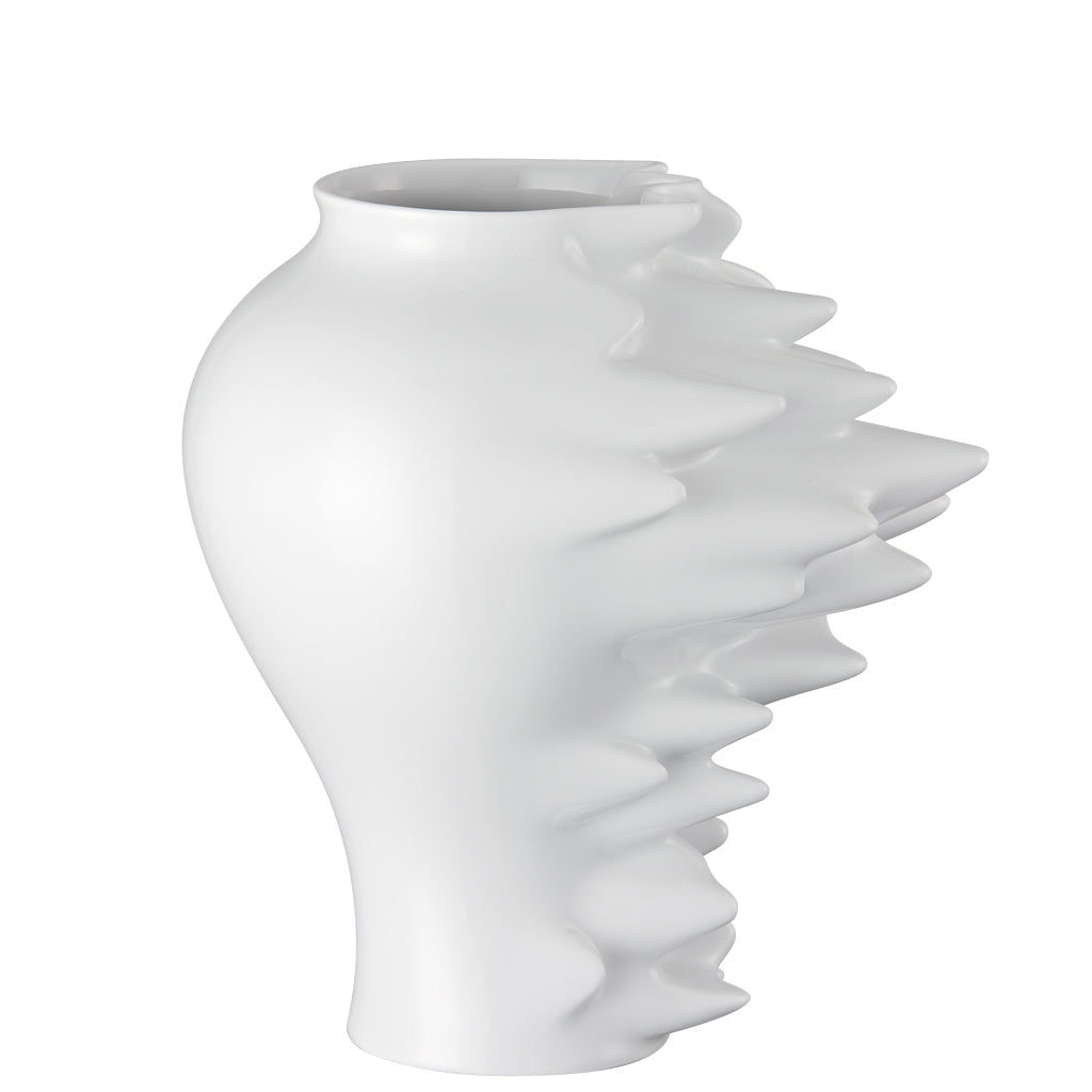 ROSENTHAL Fast Vaso da Fiori 27cm Bianco Porcellana