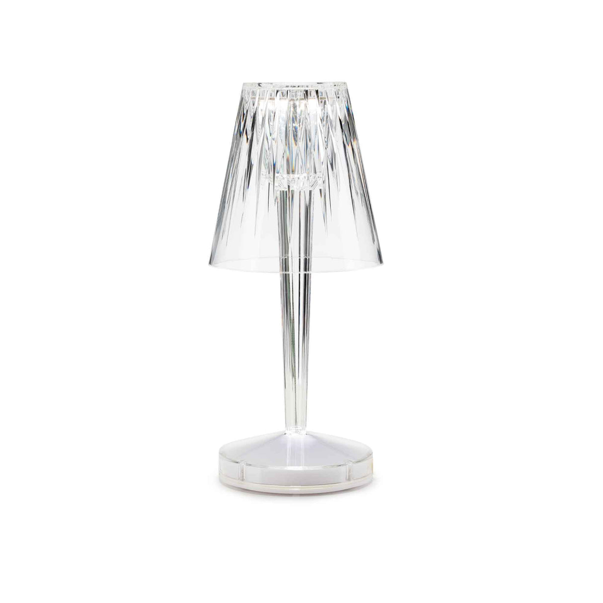 LAMART - Polycarbonate Battery Table Lamp 35cm Transparent