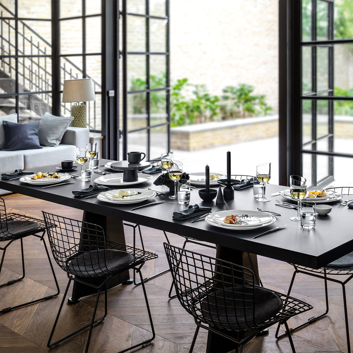 VILLEROY & BOCH NewMoon Set 6 Pezzi Piatto Piano 27cm Porcellana