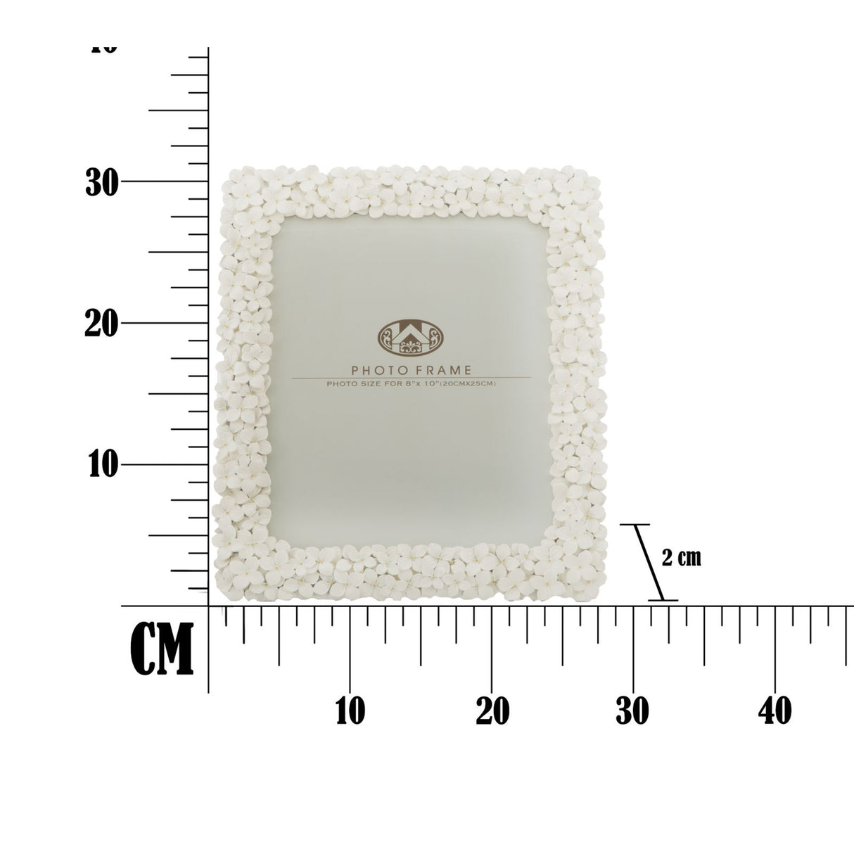 MAURO FERRETTI Cornice Portafoto Glam Floty 26,5x31,5cm Resina