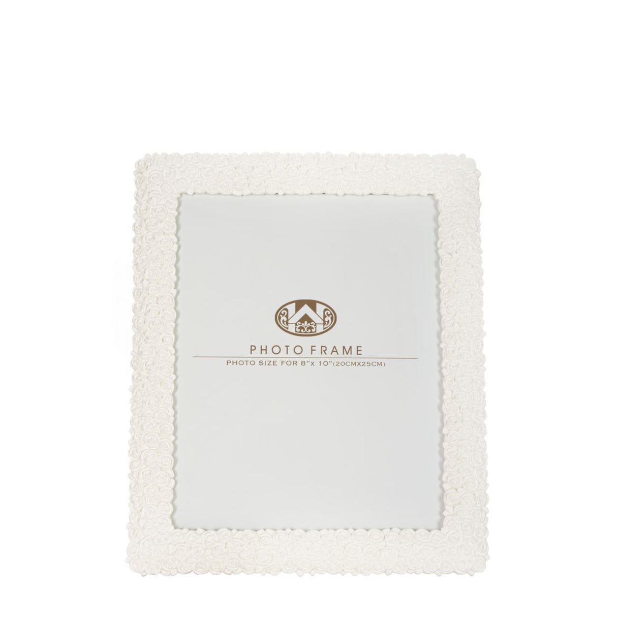 MAURO FERRETTI Cornice Portafoto Creamy Roses 26,5x31cm Resina