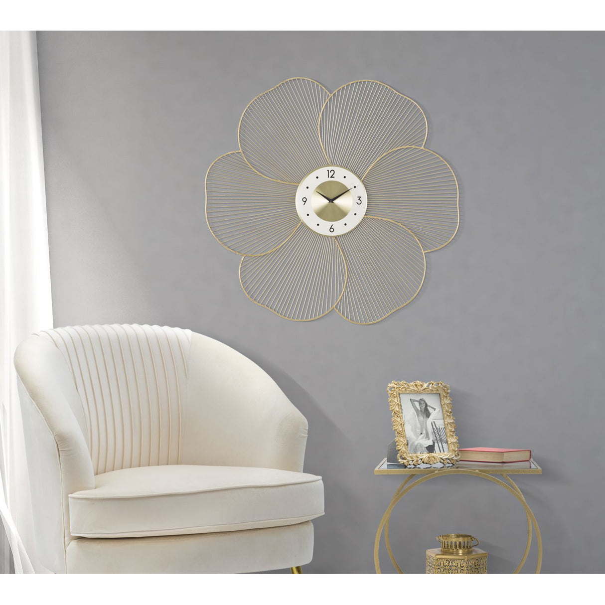 MAURO FERRETTI Petal Wall Clock 83.5 Metal