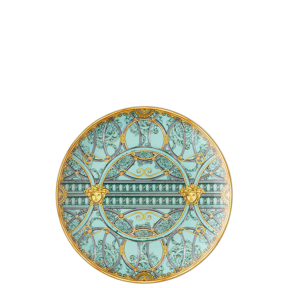 VERSACE Versace Scala Palazzo Verde Dinner Plate Saucer 21cm Porcelain