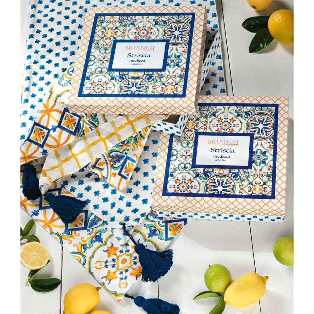 BRANDANI Medici Stripe Runner Retro Chain Gift Box 52999