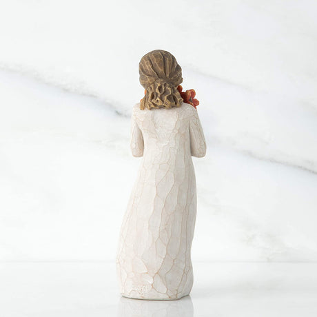 WILLOW TREE Figurina Statuina Circondato da Amore Design di Susan Lordi 13cm Resina