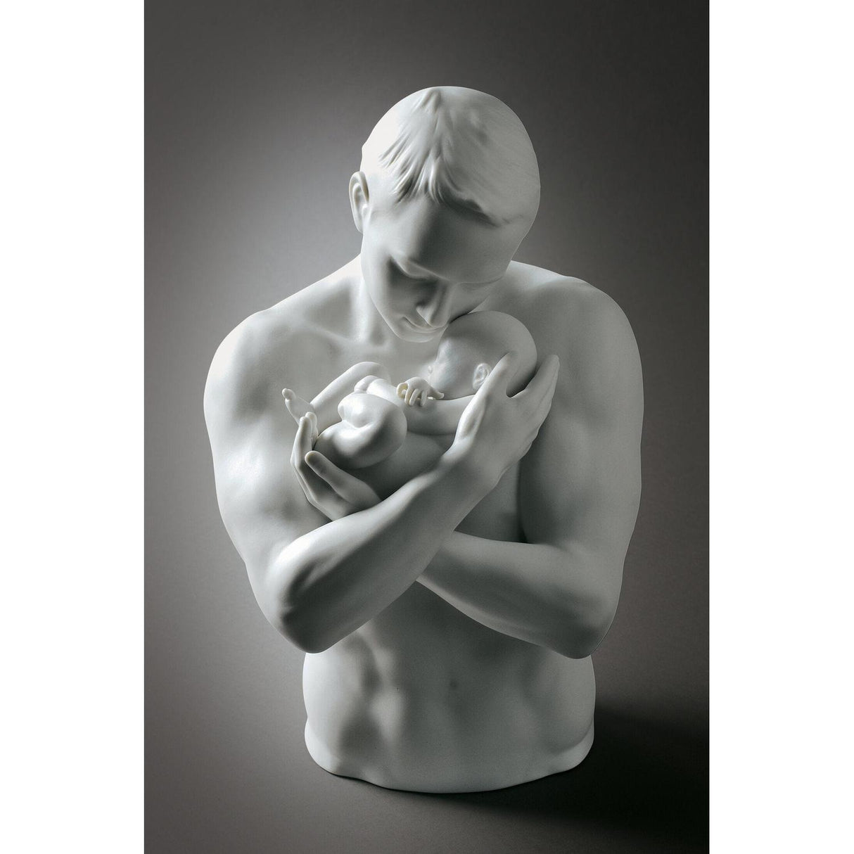 LLADRO' Figure Figurine Statue Sculpture Paternal Protection 31cm 01009215