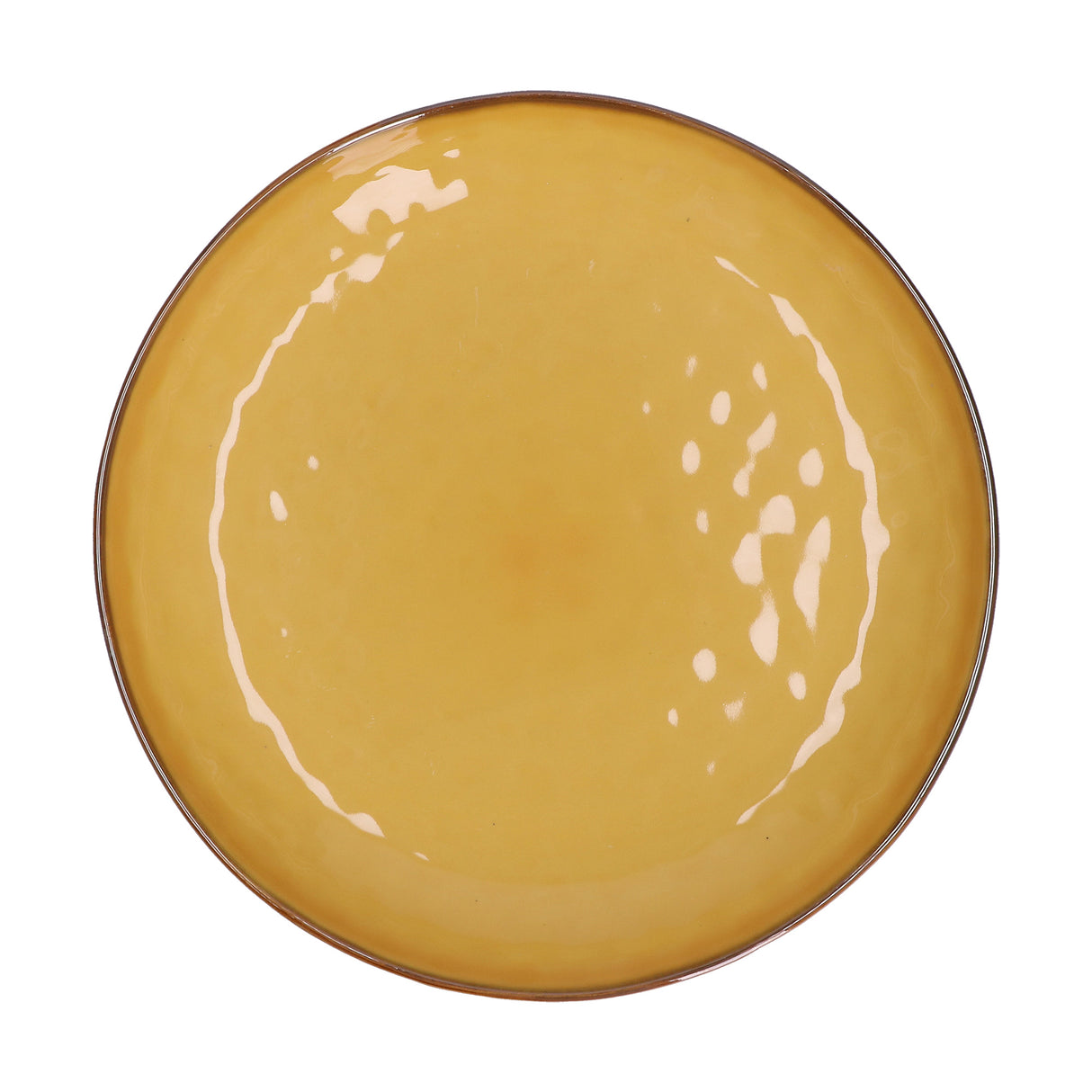 ROSE & TULIPANI Concerto Coppa Piatto Gourmet 30cm Ocra Stoneware