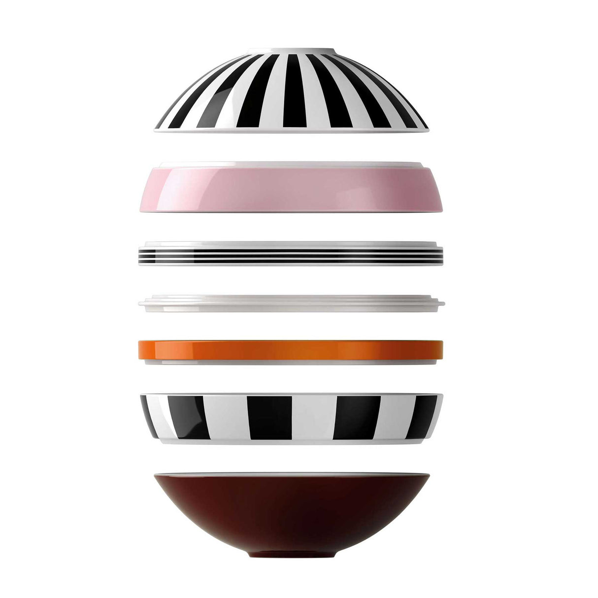 VILLEROY & BOCH Iconic La Boule Servizio Tavola Piatti Porcellana Memphis