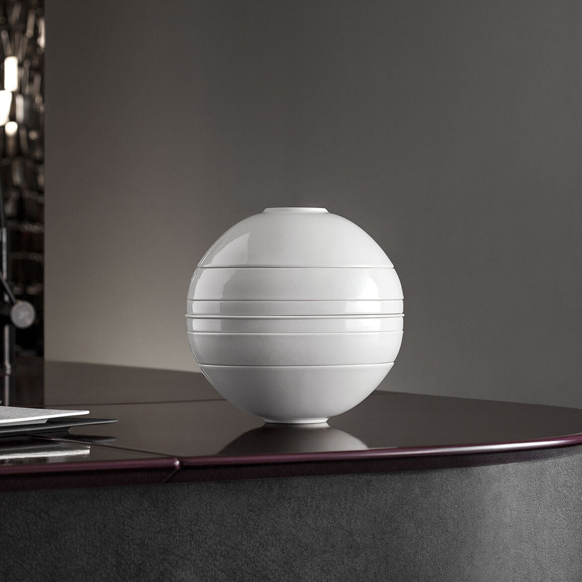 VILLEROY & BOCH Iconic La Boule Servizio Tavola Piatti Porcellana Bianco