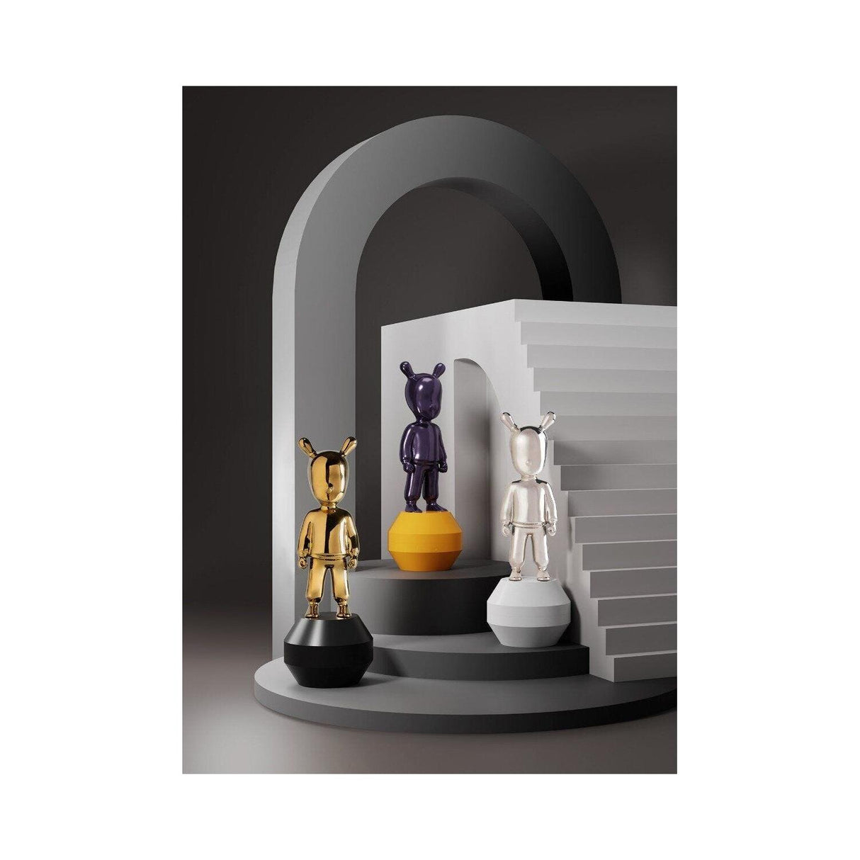 Lladró Figurina The Golden Guest Little Modello 30x11cm Porcellana