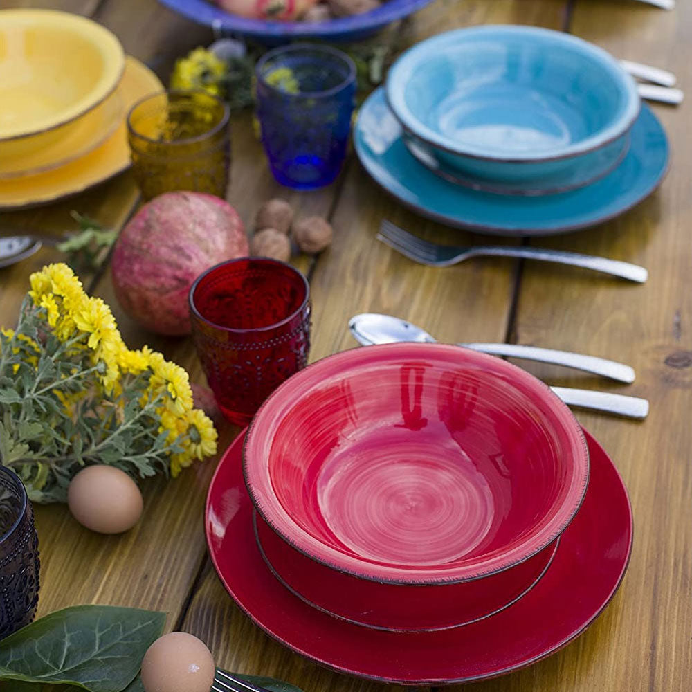 VILLA D'ESTE HOME TIVOLI - Baita Table Service Plates 18 Pieces 2171740