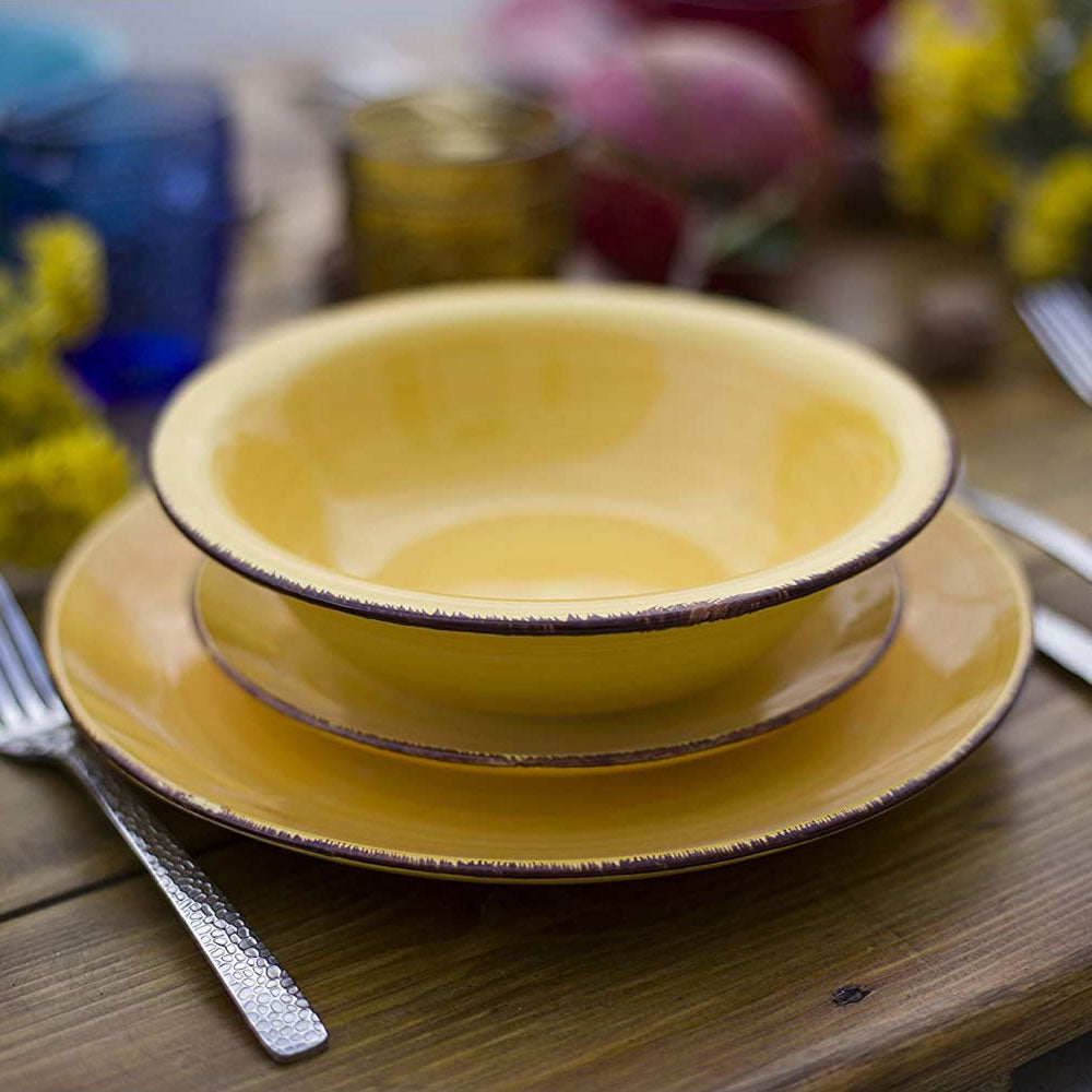 VILLA D'ESTE HOME TIVOLI - Baita Table Service Plates 18 Pieces 2171740