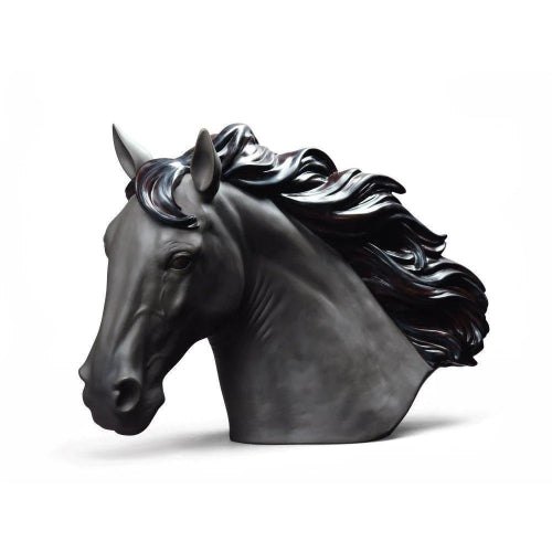 NAO Porcelain Horse Bust Statue 36x17cm