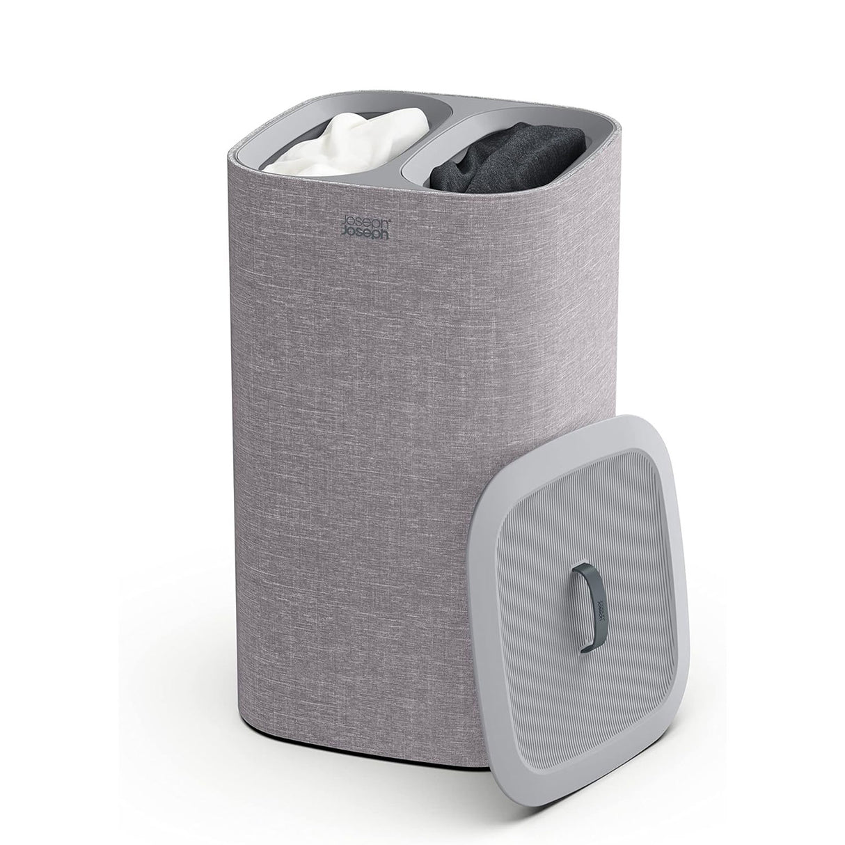 JOSEPH JOSEPH Tota 60L Laundry Basket for Dirty Clothes 71x39.5cm Gray