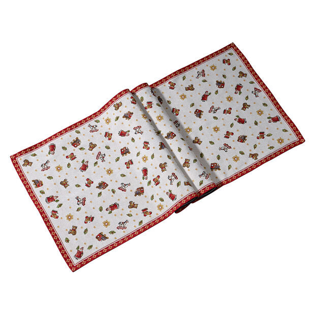 Runner natalizio Villeroy & Boch Toy's Delight in cotone 49x143 cm